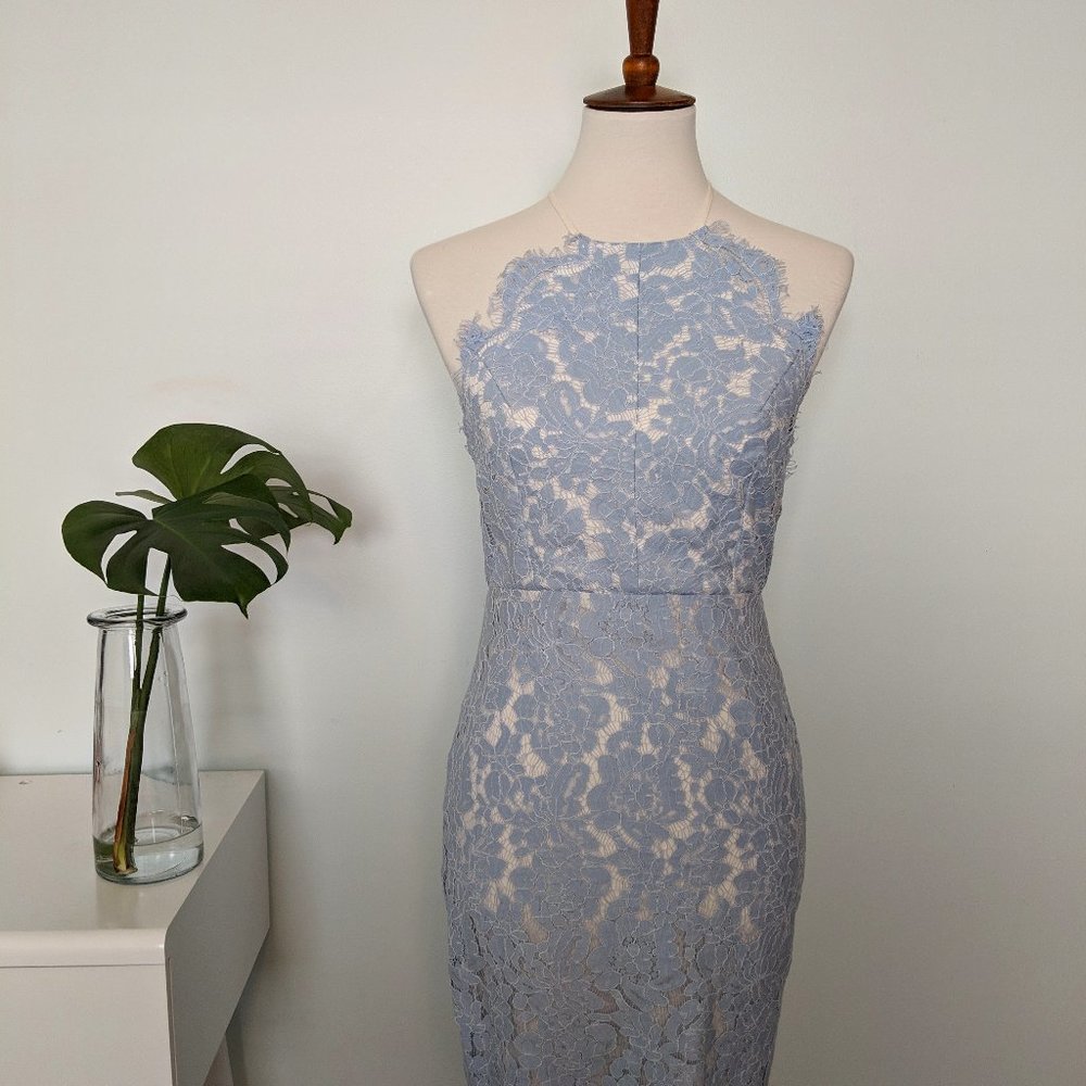 TOBI Lace High Neck Bodycon Dress